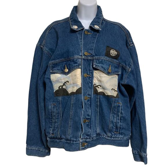 BD Custom Classics Jean Jacket With Custom Pockets And Back Womens Size M - Picture 2 of 8